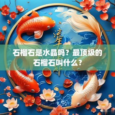 石榴石是水晶吗？最顶级的石榴石叫什么？