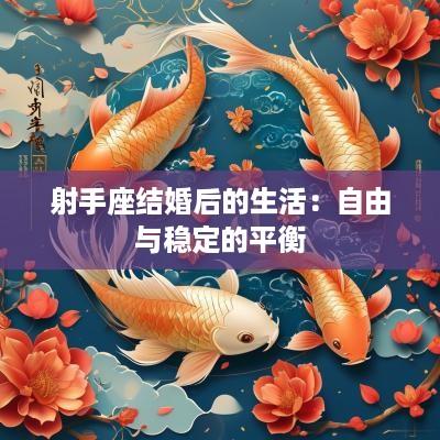 射手座结婚后的生活：自由与稳定的平衡
