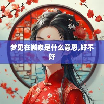 梦见在搬家是什么意思,好不好