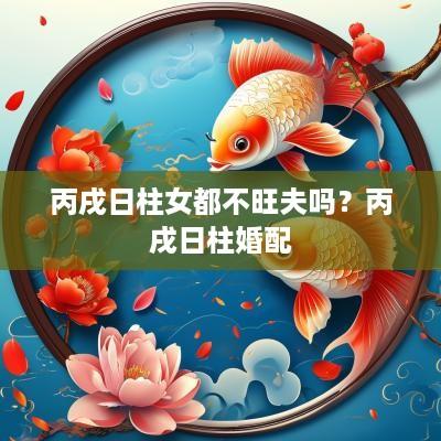 丙戌日柱女都不旺夫吗？丙戌日柱婚配