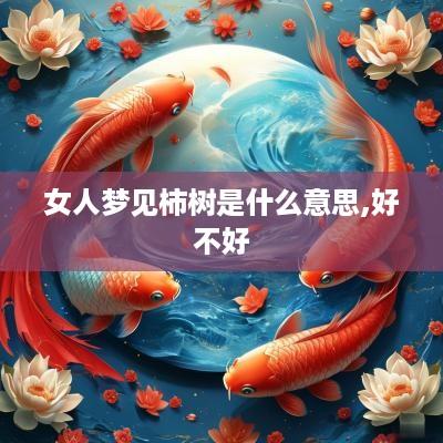 女人梦见柿树是什么意思,好不好