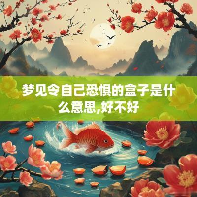 梦见令自己恐惧的盒子是什么意思,好不好
