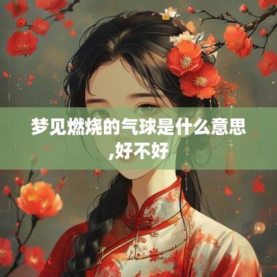 梦见燃烧的气球是什么意思,好不好