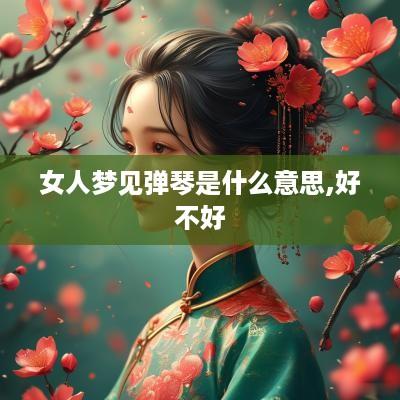 女人梦见弹琴是什么意思,好不好