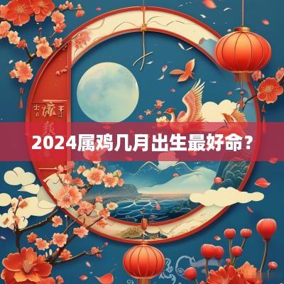 2025属鸡几月出生最好命？