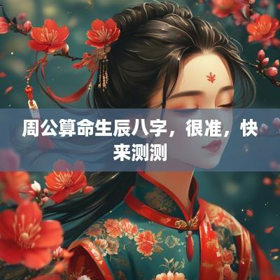 周公算命生辰八字，很准，快来测测