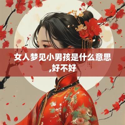 女人梦见小男孩是什么意思,好不好