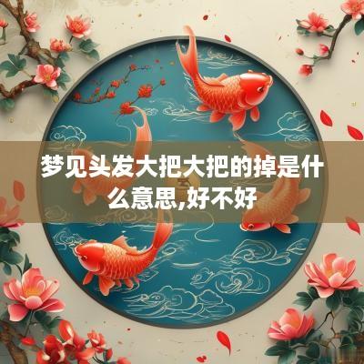 梦见头发大把大把的掉是什么意思,好不好