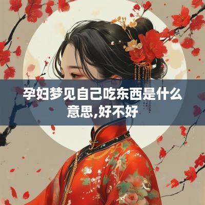孕妇梦见自己吃东西是什么意思,好不好
