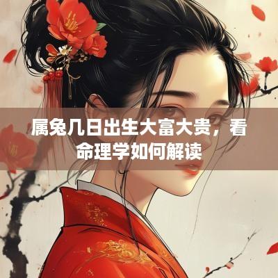 属兔几日出生大富大贵，看命理学如何解读