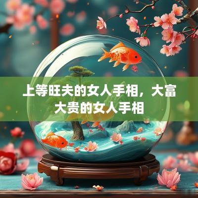 上等旺夫的女人手相，大富大贵的女人手相