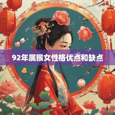 92年属猴女性格优点和缺点
