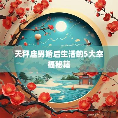 天秤座男婚后生活的5大幸福秘籍