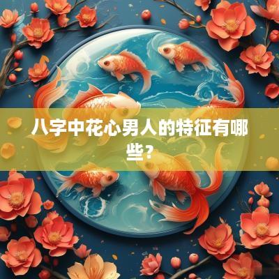 八字中花心男人的特征有哪些？