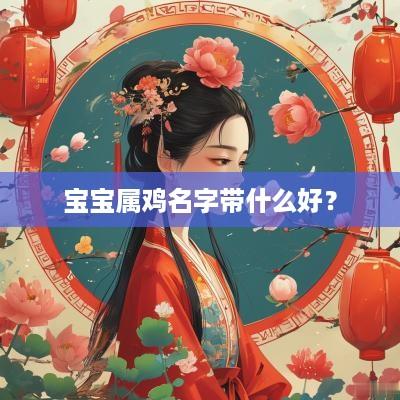 宝宝属鸡名字带什么好？