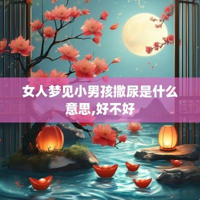 女人梦见小男孩撒尿是什么意思,好不好