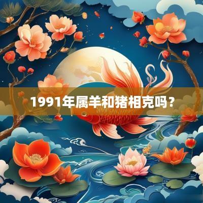 1991年属羊和猪相克吗？