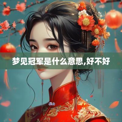 梦见冠军是什么意思,好不好