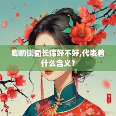 脚的侧面长痣好不好,代表着什么含义？