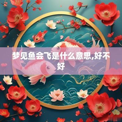 梦见鱼会飞是什么意思,好不好
