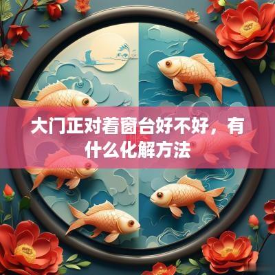 大门正对着窗台好不好，有什么化解方法