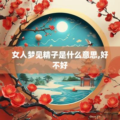 女人梦见精子是什么意思,好不好
