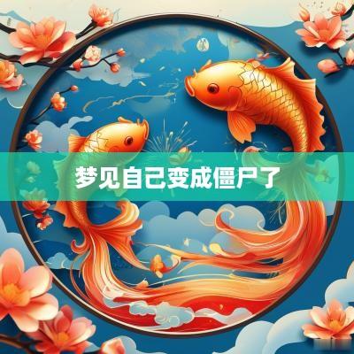 梦见自己变成僵尸了