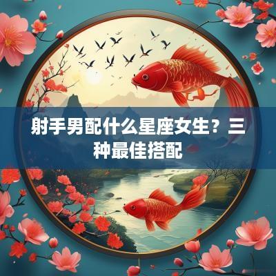 射手男配什么星座女生？三种最佳搭配