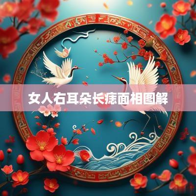 女人右耳朵长痣面相图解