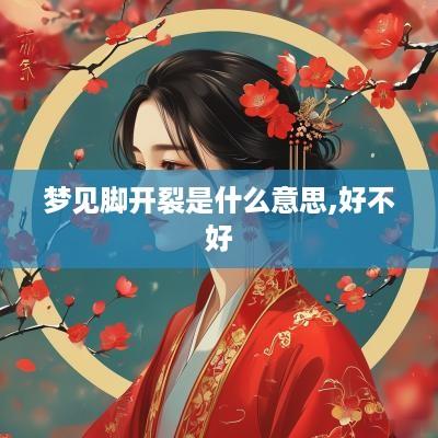 梦见脚开裂是什么意思,好不好