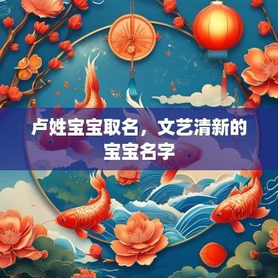 卢姓宝宝取名，文艺清新的宝宝名字