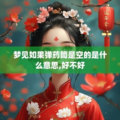 梦见如果弹药筒是空的是什么意思,好不好