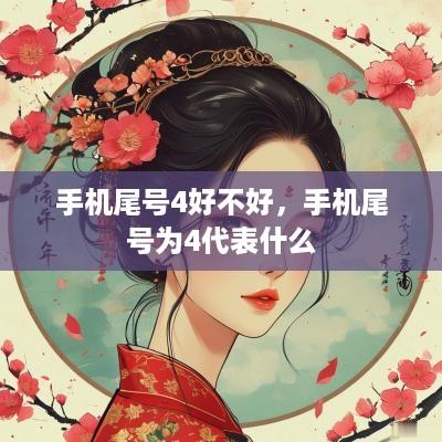 手机尾号4好不好，手机尾号为4代表什么
