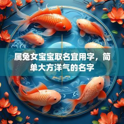 属兔女宝宝取名宜用字，简单大方洋气的名字