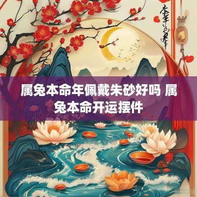 属兔本命年佩戴朱砂好吗 属兔本命开运摆件