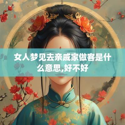 女人梦见去亲戚家做客是什么意思,好不好