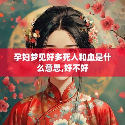孕妇梦见好多死人和血是什么意思,好不好