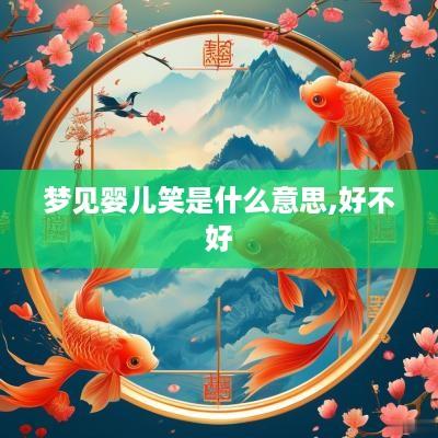 梦见婴儿笑是什么意思,好不好