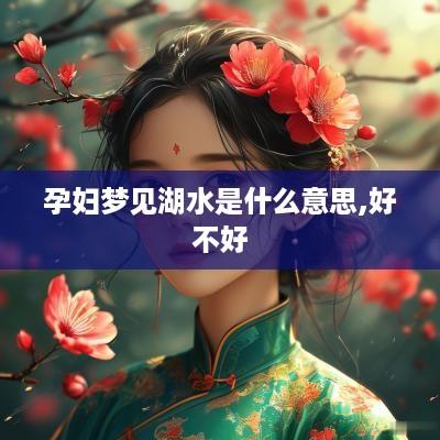 孕妇梦见湖水是什么意思,好不好