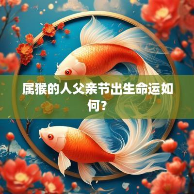 属猴的人父亲节出生命运如何？