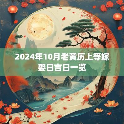 2025年10月老黄历上等嫁娶日吉日一览