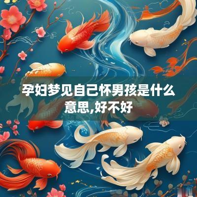 孕妇梦见自己怀男孩是什么意思,好不好