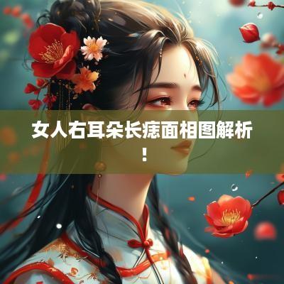 女人右耳朵长痣面相图解析！
