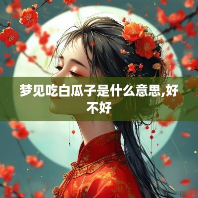 梦见吃白瓜子是什么意思,好不好