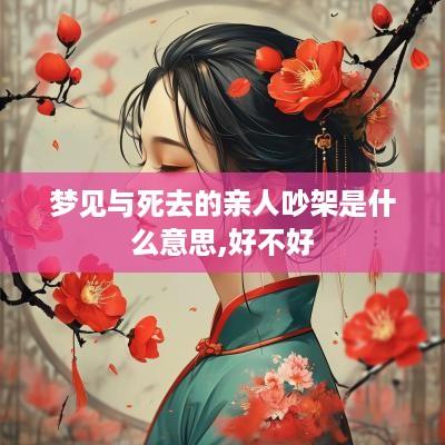 梦见与死去的亲人吵架是什么意思,好不好