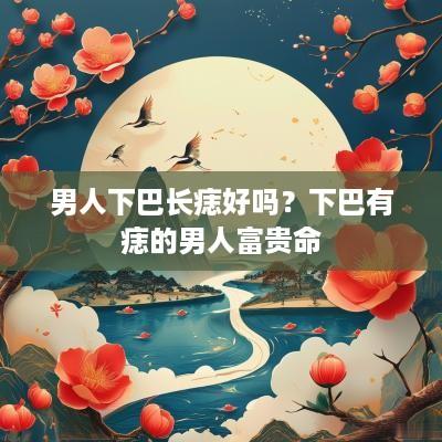 男人下巴长痣好吗？下巴有痣的男人富贵命