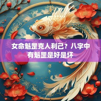 女命魁罡克人利己？八字中有魁罡是好是坏