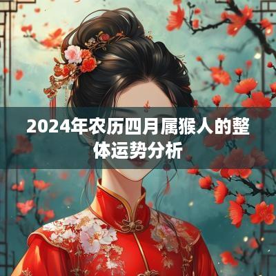 2025年农历四月属猴人的整体运势分析
