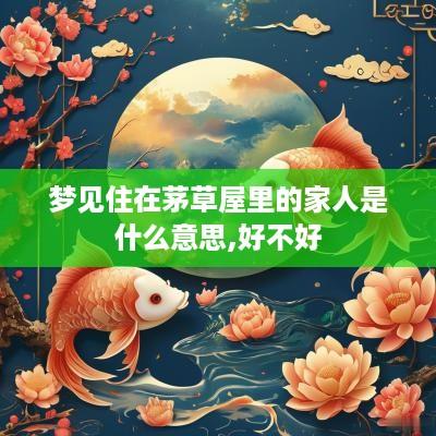 梦见住在茅草屋里的家人是什么意思,好不好