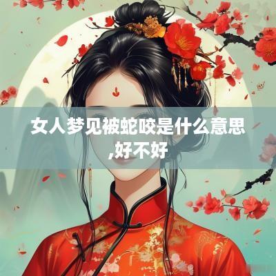 女人梦见被蛇咬是什么意思,好不好